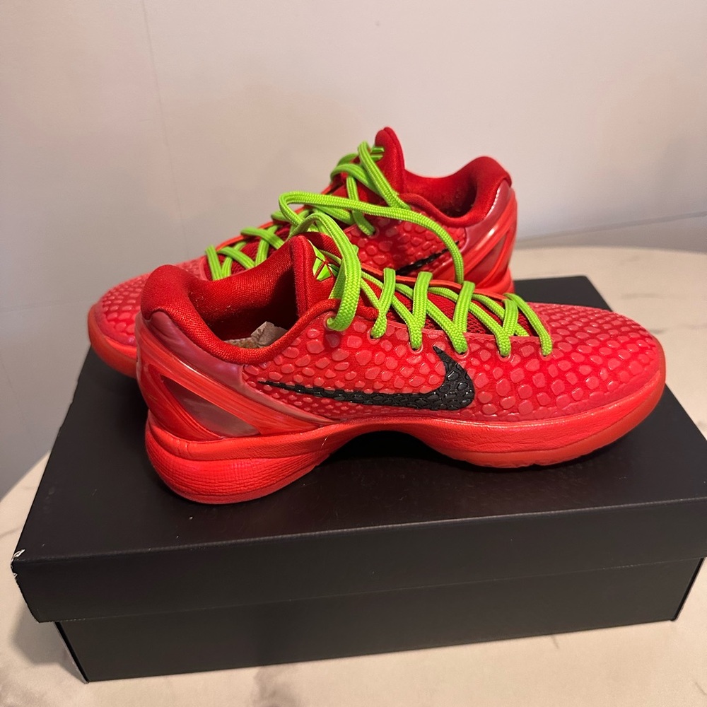 Nike Kobe 6 Protro Reverse Grinch 4.5